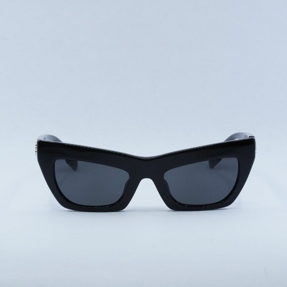 Burberry BE4405F 300187 Sunglasses Black Cat Eye Frame, Grey Lenses - Picture 7 of 12